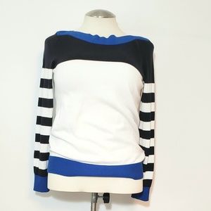 MICHAEL Michael Kors Stripped Knit Sweater